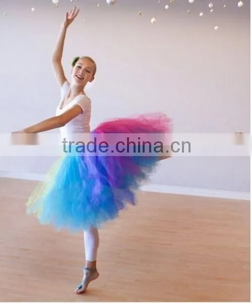 Newest Designer Ballet Tutu Dress Colorful Plus Size Ballet Tutu Dress photo-6