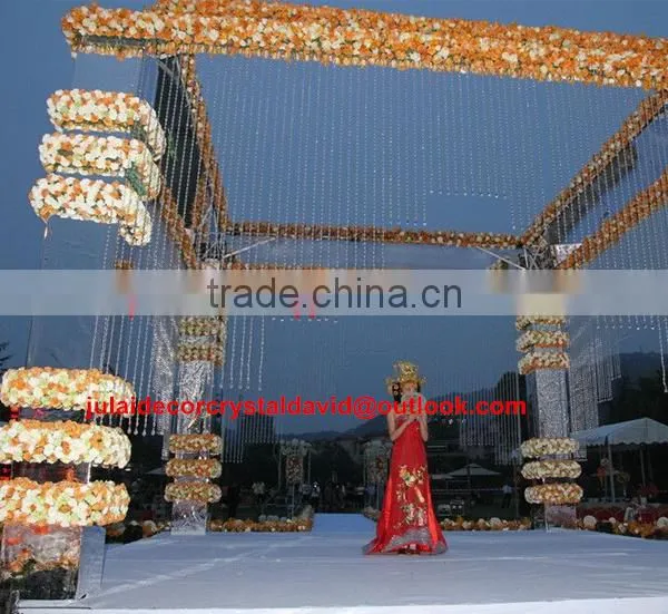 Indoor Door Decorated Flower Arch for Wedding Arch Garden Arch Artificial Cherry Blossom Tree photo-2