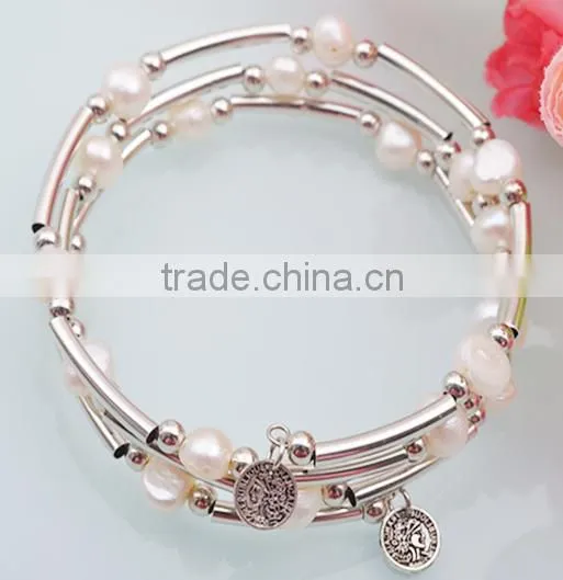 Europe and the United States 2016 Popular New Natural Pearl CCB Spiritual Beads Bracelets