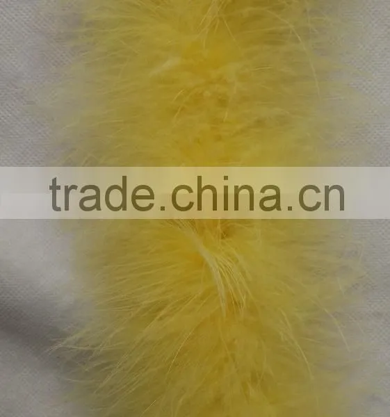 2015 Hot-sale Sexy Cheap Marabou-light Yellow photo-3