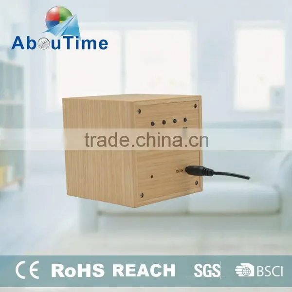 Decoration Alarm Clock Wood photo-3