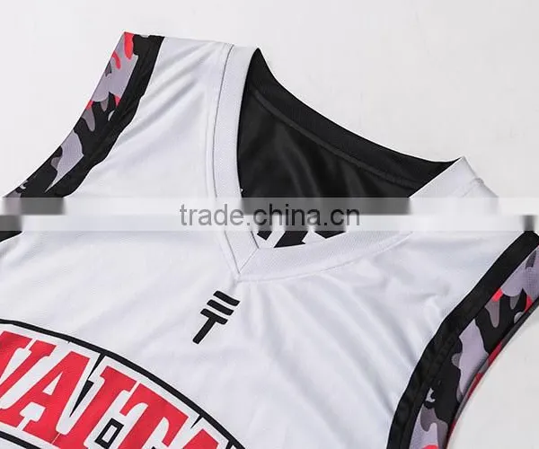 Sublimated Basketballl Set Custom Basketballl Jersey for Team Design Wholesale photo-4