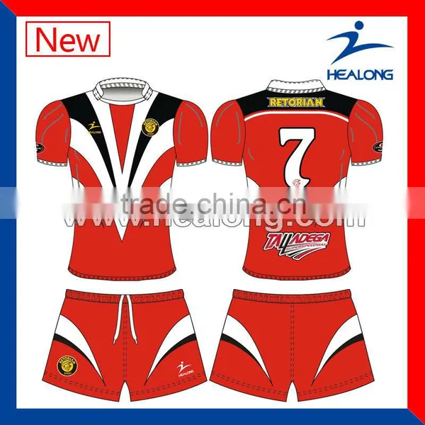 Cheap Custom College Rugby Jerseys Rugby Shirt in High Quality photo-2