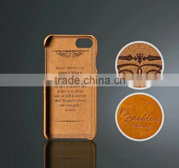 Retro PU Leather Case For IPhone 6 6S 4.7 Grease Skin Phone Back Cover With Card Slots For IPhone 7 7 Plus photo-6