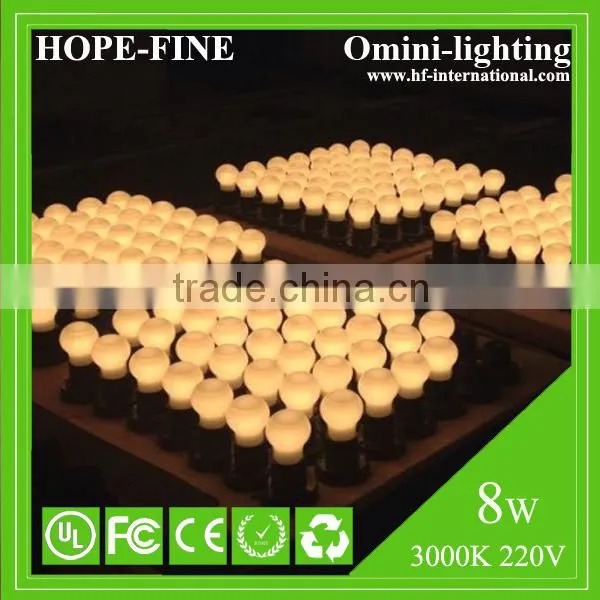 8W Warm White Liquid Cooled Led Bulb CRI 80 E27 / E14 AC110V/ 220-240V LED Bulb Lamp photo-6