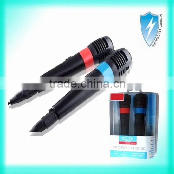 2 in 1 Wired Microphone for WII