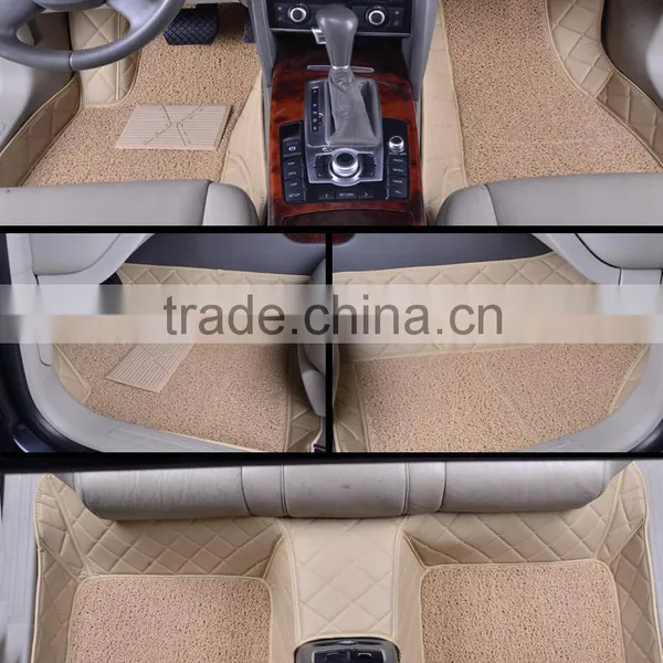 China Supplier Wire Coil 3pcs, 5pcs Full Set PVC Car Mat Fit All Weather Car Floor Mat photo-2