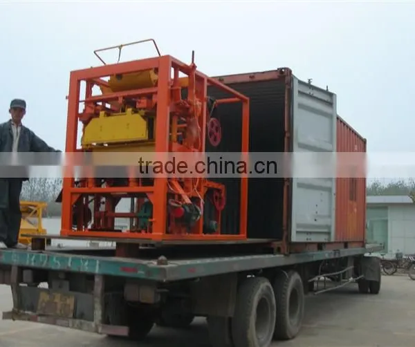 Manual Cement Hollow Brick Making Machine QTJ4-40 Have Branch in Nigeria Can Use Diesel Engine photo-6