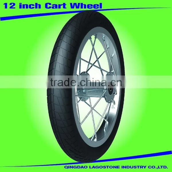 12 Inch Cart Wheels (12x1.75, 12x2.125) photo-2