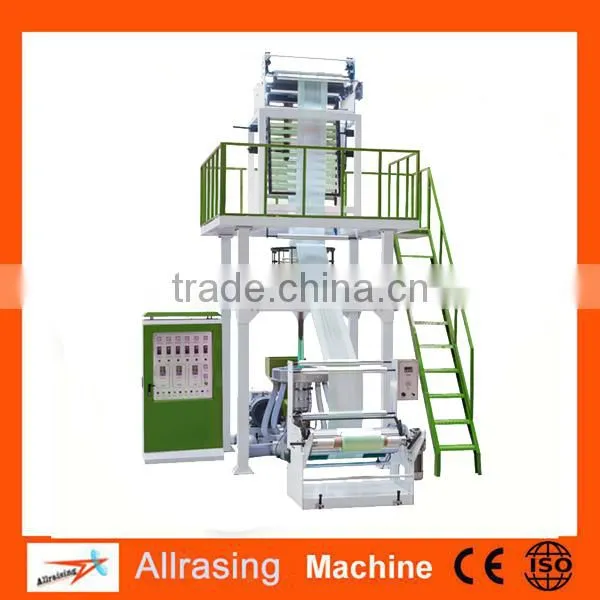 Double Layer Co-Extrusion Rotary Die ABA Plastic Film Blowing Machine photo-2