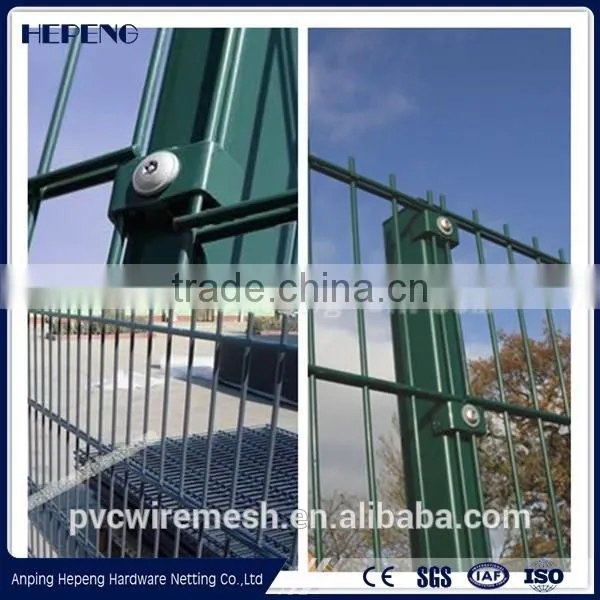 Professional Welded Steel Wire Double Wire Fence photo-2