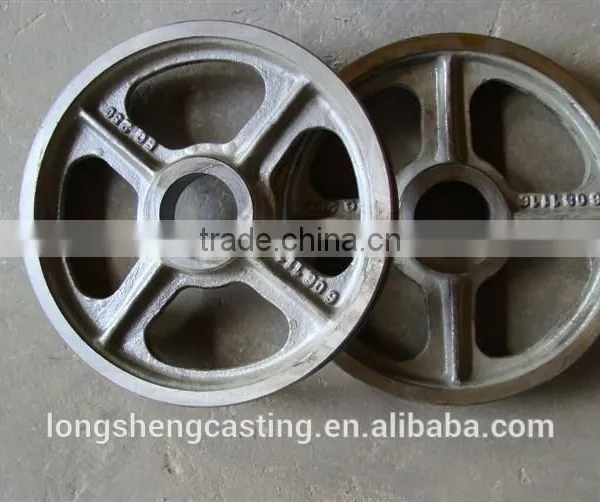 Good Quality Low Price Casting Elevator Traction/ Sheave Elevator Parts photo-2