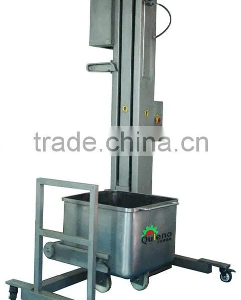 OULENO Multifunctional Lifting Machine / Feeding Machine Fixed Type and Movable Type Vertical Lifting Machine Meat Product Proce photo-2