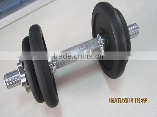China gym cast iron dumbbell set