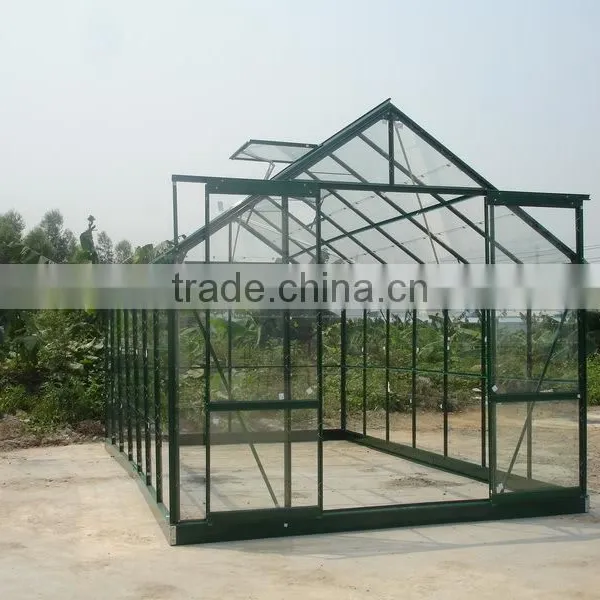 Aluminium Spring Clips Dark Green Glass Greenhouse HX78125G-1 photo-2