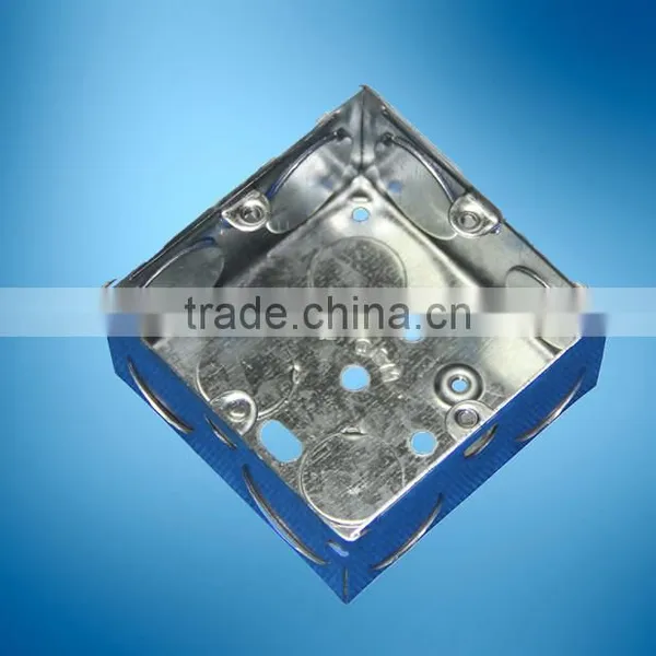 1+1+1 47mm Sizes Electrical Connecting Metal Boxes Iraq GI Boxes Sizes photo-5