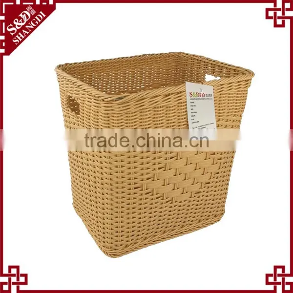 Hotel Home Used Handwoven Dirty Clothes and Toy Large Size Storage Cube Basket photo-3