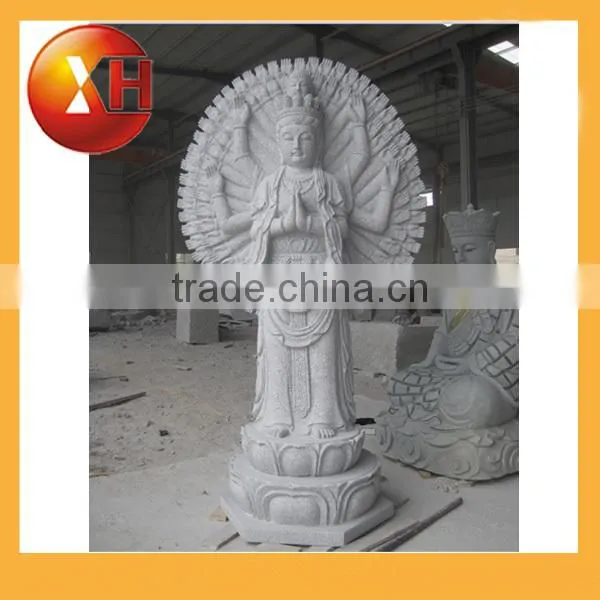 Hand Carved Paintings of Buddha Faces Statue for Garden Decoration photo-2
