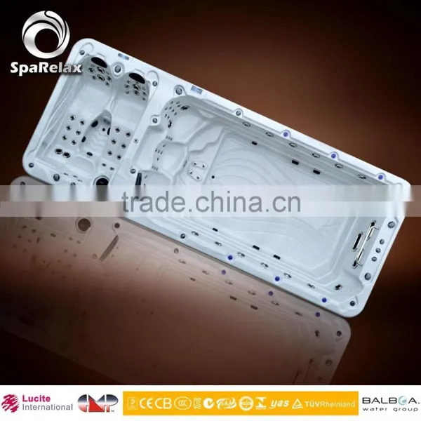 Europe Luxury Acrylic 6 Meter Endless Swimming Pool Spa Outdoor Spa Pool/Swimming Spa photo-2