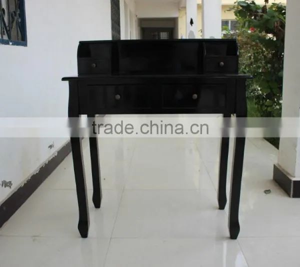 White French Modern Dressing Table With Mirror /Dressing Table With Stool/Wooden Dresser photo-6