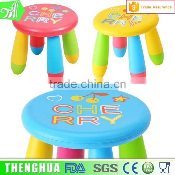 Prinitng Cartoon Logo Customized Waterproof Plastic Folding Chair photo-6