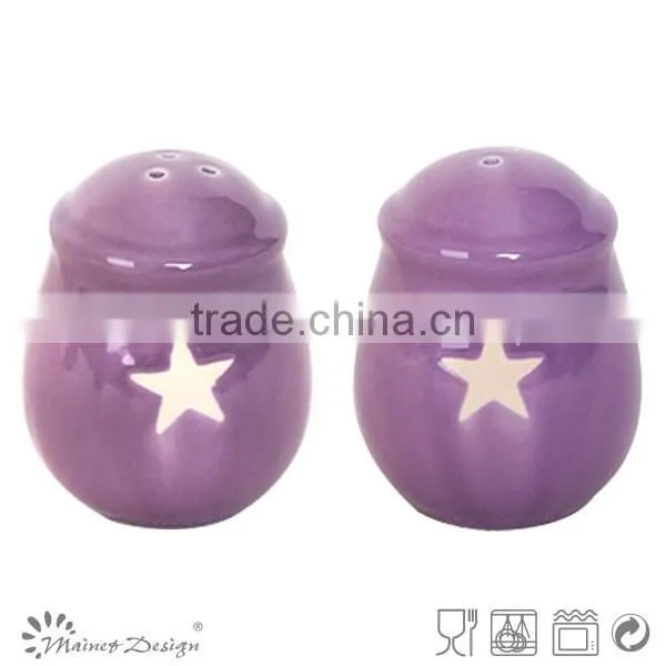 Hotel Ceramic Salt and Pepper Shakers / Home Stoneware Salt and Pepper Shakers photo-2