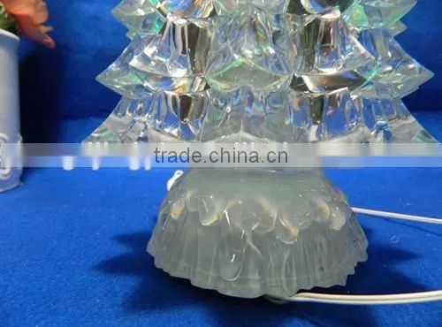 Dongguan Acrylic Factory Crystal Led Tower Christmas Tree With Try me photo-3