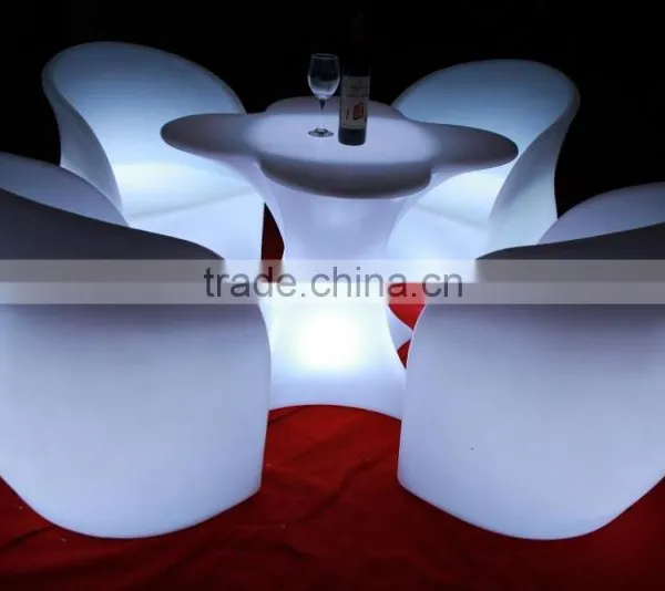 Illuminated Led Bar Counter/led Bar Furniture/led Cocktail Table photo-3