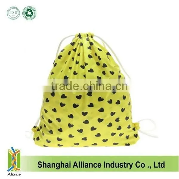 Recycled 210d Polyester Backpack Sport Cute Drawstring Bag for Kids photo-2