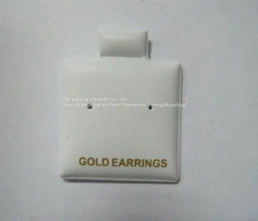 Jewelry Earring Hanging Cards Puff Pads