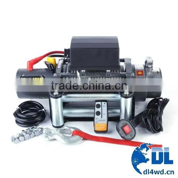 off Road Recovery Winch 12v, 4x4 Electric Mini Winch photo-3