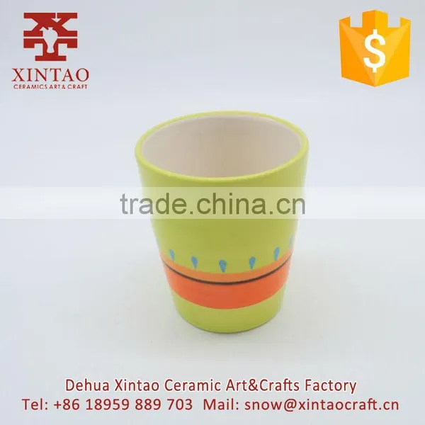 High Quality Hand Painted Colorful Pattern Ceramic Coffee Mug With Handle photo-3