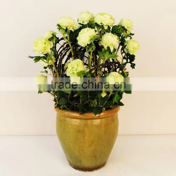 Cheap Single Stem Cloth Silk Ranunculus Flowers Low Moq Wholesale Hotel Decoration photo-2