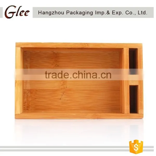 Multi-functional Simple and Creative Bamboo Decorative Foldable Storage Box photo-3