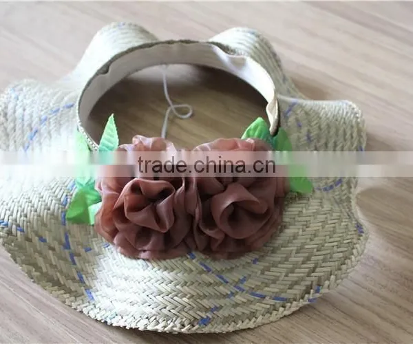 Hand Make Frowers Straw Hat/JAZZ Straw Hat photo-5