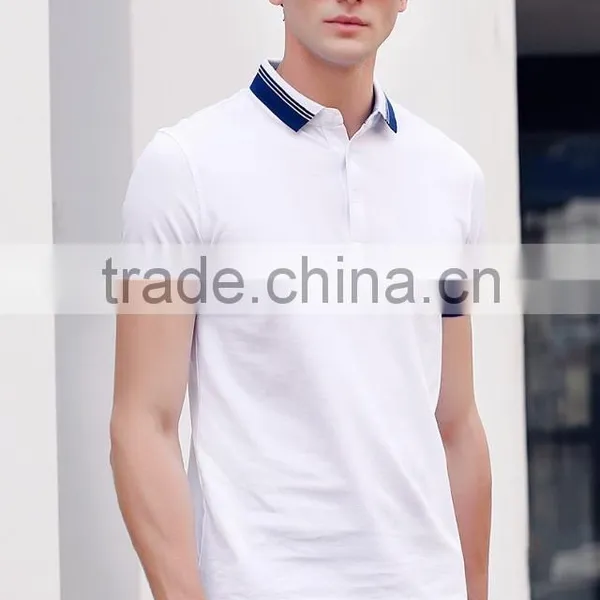 100% Cotton Pique Custom Polo Shirt Blank Golf T-shirt Short Sleeve Mens Polo t Shirt photo-3