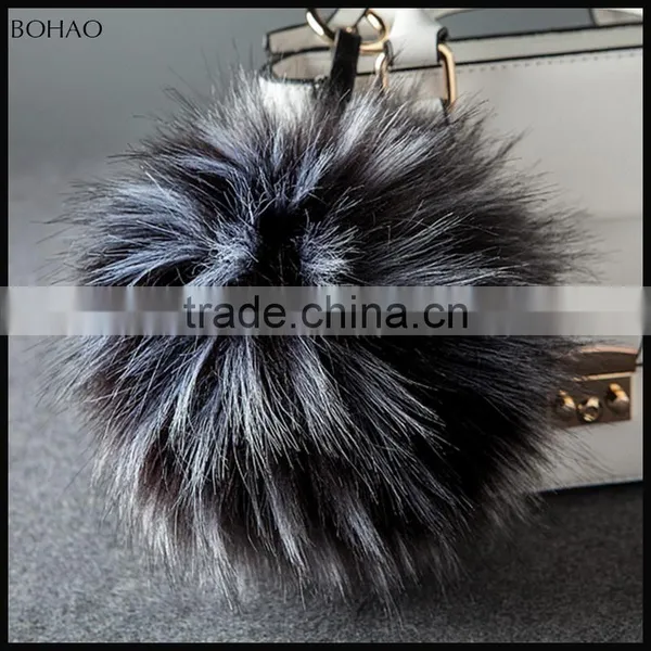 Many Colors Avaliable Fluffy Raccoon Fur Pom Pom photo-4