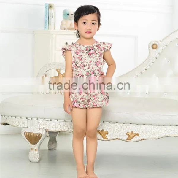 Vintage Baby Rompers Solid Polyester Cotton Boutique Rompers New Arrive photo-4