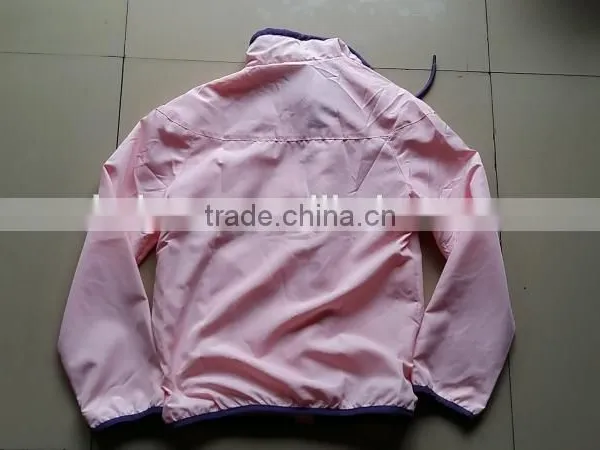 Garment Closeout Girl's Fashion Breathable Sport Jacket photo-5