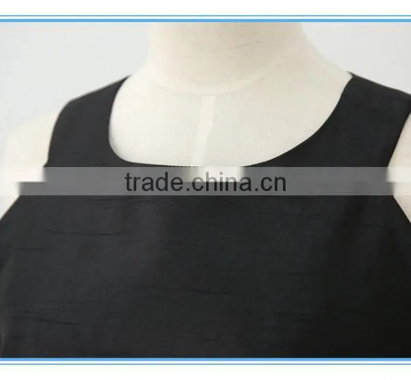 High Quality Lace Stitching Contrast Color Neck Collar Design Of Ladies Suits photo-6