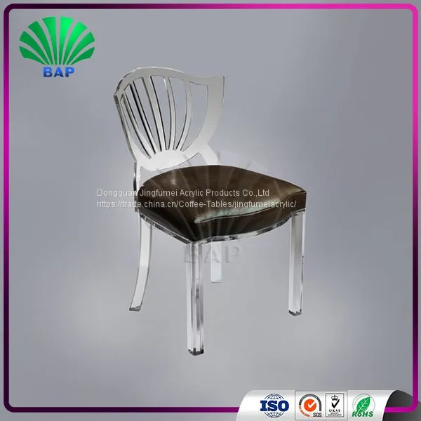 2017 Best Design Commercial Salon Barber Chair Transparent Armrest Leisure Chair photo-2