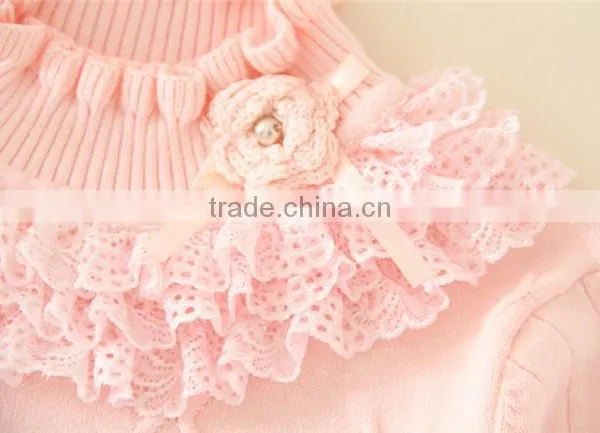 Chinese Manufacturering High Quality Fashion Design Kids Sweater Girls Pullovers photo-3