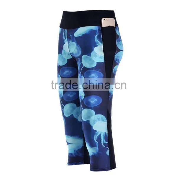 OEM Service Chinese Supplier High Quality Custom Sublimation Leggings With Pocket photo-3