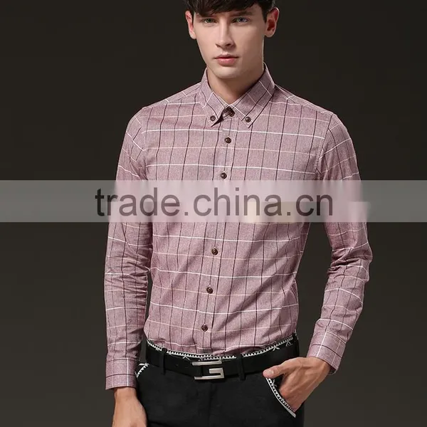 White French Cuff and Collar Grey Man Business Shirt photo-4