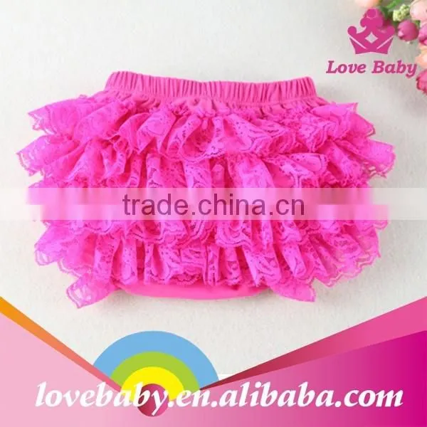 Baby Girl Ruffle Bloomers Diaper Cover Potty Training Pants LBE4092024 photo-4