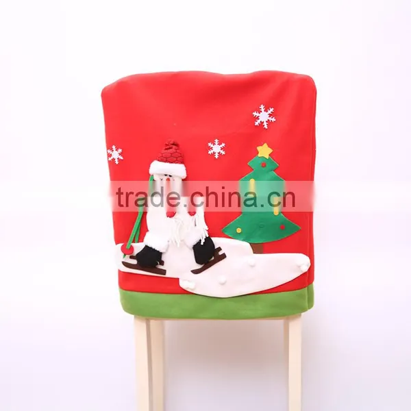Factory Wholesale Skiing Dining Christmas Chair Cover For Home Decor photo-5