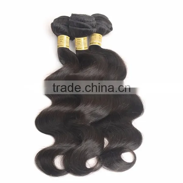 2016 Body Wave Raw Indian Temple Hair 12 14 16 18 Virgin Indian Hair photo-2