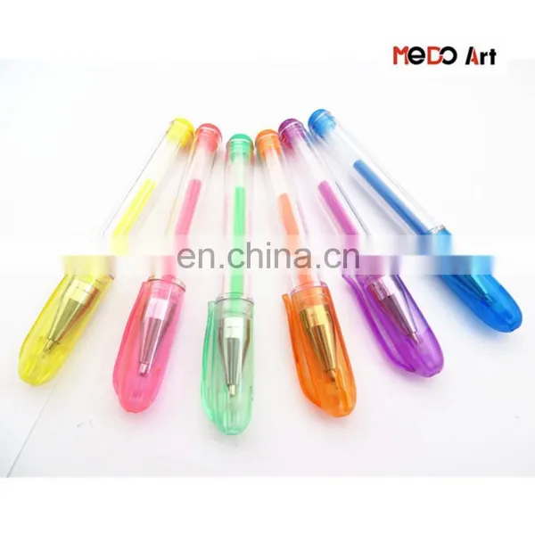 Best Colored Bulk Metallic Glitter Neon Gel Pens Set Gel Ink Pen Set photo-3