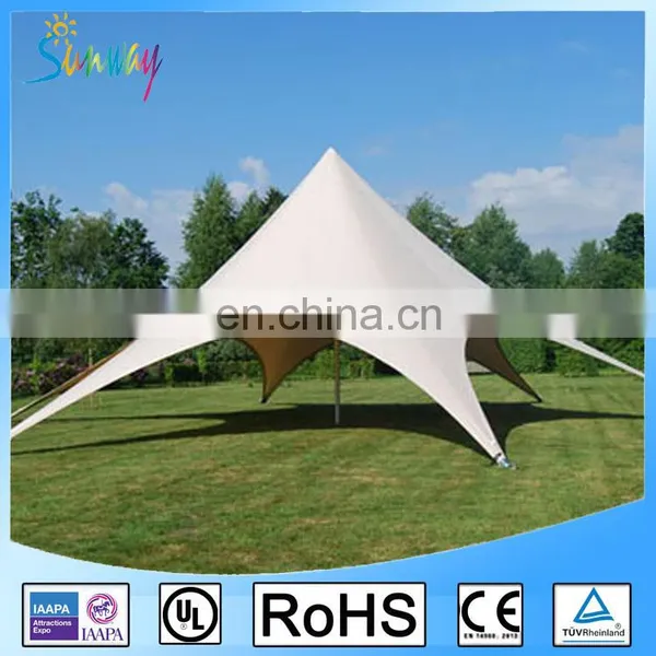 Outdoor White Star Shaped Tent Star Marquess Waterproof Star Tent
