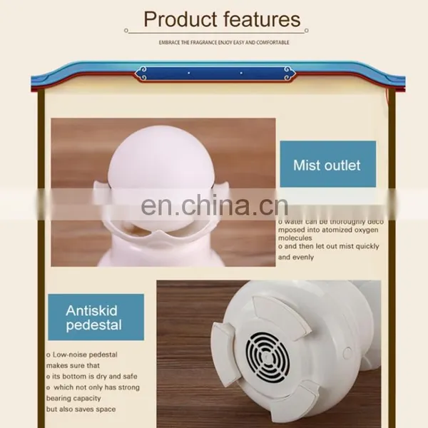 4W USB Charging Night Luminescent Pearl Ultrasonic Aromatherapy Humidifier With LED Colorful Light for Home / Office photo-4